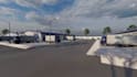 render realistic architectural 3d warehouse factory walkthrough animation video
