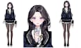 design vtuber model, ref sheet, nsfw vtuber rigging and vtuber pet