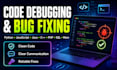 debug, fix, and develop code in multiple programming languages
