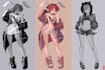 design cute chibi anime characters for manga emotes
