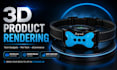 do 3d product rendering and 3d product modeling for tech gadgets