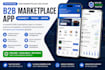 develop a secure b2b marketplace app with vendor management and admin panel