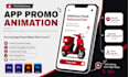 create a professional app promo video with UI animation