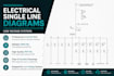 create professional electrical single line diagrams in autocad