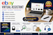 provide complete ebay virtual assistant services
