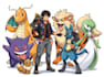 draw your pokemon team and you as a trainer
