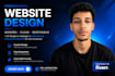 develop a custom HTML CSS javascript website