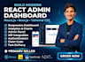 build a react nextjs admin dashboard