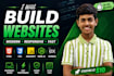 build a  website using HTML CSS javascript nodejs and express