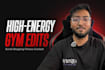 edit high energy gym videos for instagram