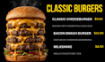 design modern canva poster menu and flyer design