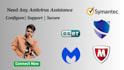setup, manage and secure your environment via antivirus