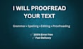 proofread and fix grammar mistakes in your writing
