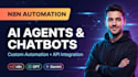 build a custom ai chatbot or ai agent for any platform using n8n
