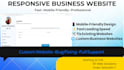 build a responsive business website and fix existing website professionally