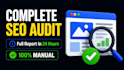 do a complete technical SEO audit with action plan