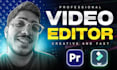 do professional video editing for youtube, gaming and social media