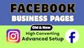 create and setup facebook business pages