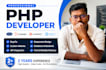 fix PHP, laravel, codeigniter bugs and develop custom web applications