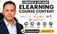 create course content and upload it on talentlms, learnworlds, learndash, h5p