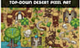 pixelart top down pixel tileset tilemap retro pixel game asset pixel background