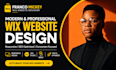 design modern wix website redesign wix on page SEO sqaurespace website design