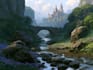draw a fantasy landscape