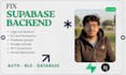 fix supabase auth rls database and next js backend issues