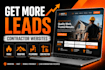 design a wordpress contractor website for hvac, roofing and plumbing