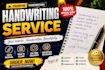 write beautiful handwritten document