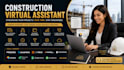 be your construction virtual assistant, jobtread ,primavera p6,management
