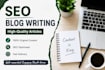 write SEO blog posts and articles