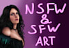 draw nsfw and sfw art
