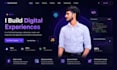 build a modern responsive landing page react, HTML, CSS, js