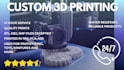 professionally 3d print your part and ship it to you