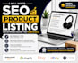 write SEO optimized product titles descriptions and keywords