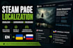 localize your steam page into ukrainian and russian