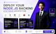 develop your nodejs backend and database architecture