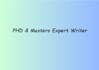 handle phd and masters level editing