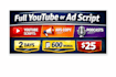 write engaging youtube, ads, and podcast scripts