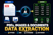 extract structured data from pdfs and scanned documents using ai ocr