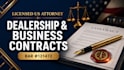 prepare a custom authorized dealer contract for your brand