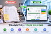 design a professional automated excel invoice and digital billing system