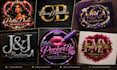 design a luxury, shiny, bling, glittery logo