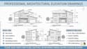 draw architectural elevations house exterior residential building facades