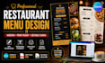 design professional restaurant menus in canva