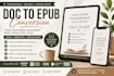 convert doc to epub