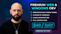 design your website or windows app using a dedicated daily sprint model