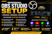 professionally setup obs studio for streaming, recording, podcast, and gaming