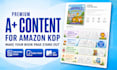 design premium amazon KDP a plus content